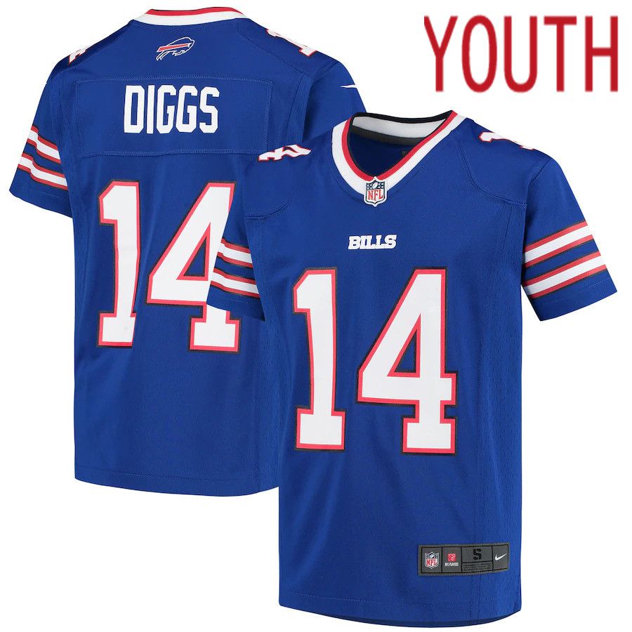Youth Buffalo Bills #14 Stefon Diggs Nike Royal Game Player NFL Jersey